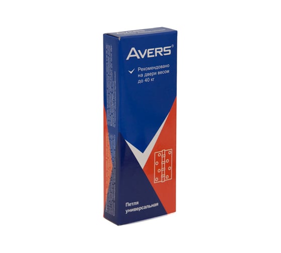Накладная петля AVERS 100*75*2,5-B2-MB 2 шт. 24494