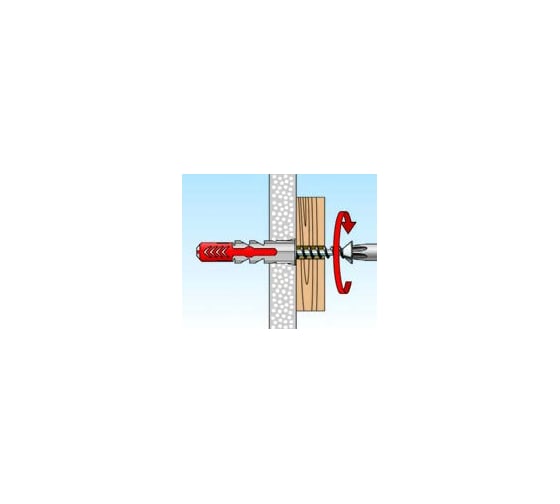 Дюбель Fischer DUOPOWER 8X40 100 шт 555008