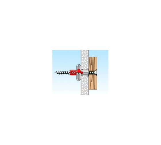 Дюбель Fischer DUOPOWER 8X40 100 шт 555008