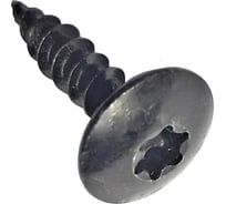 Саморез по дереву Левша с полукруглой головкой 6x25 мм, ТХ30, 14 шт., черный цинк У5-1510.Ч