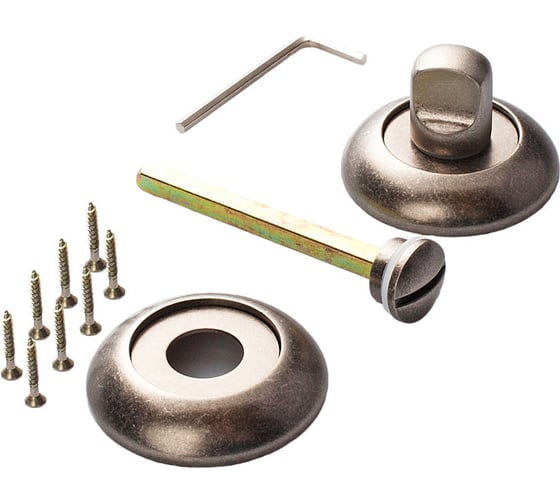 Завертка к ручкам Ренц серебро античное INBK 08 SL 1