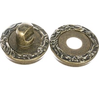 Декоративная завертка к ручкам Ренц бронза состаренная INBK 20 OB