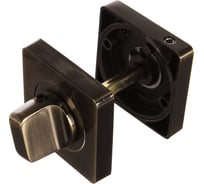 Квадратная завертка к ручкам Ренц бронза античная INBK 02 AB