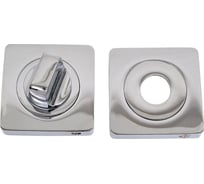 Квадратная завертка к ручкам Ренц хром блестящий INBK 02 CP