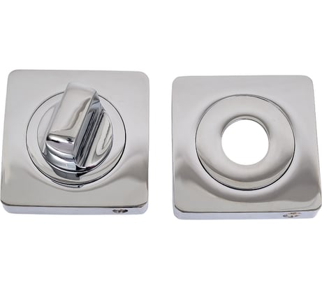 Квадратная завертка к ручкам Ренц хром блестящий INBK 02 CP