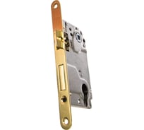 Врезной замок Ренц 85х50 мм, латунь блестящая INLBB 8550-2/1 PB