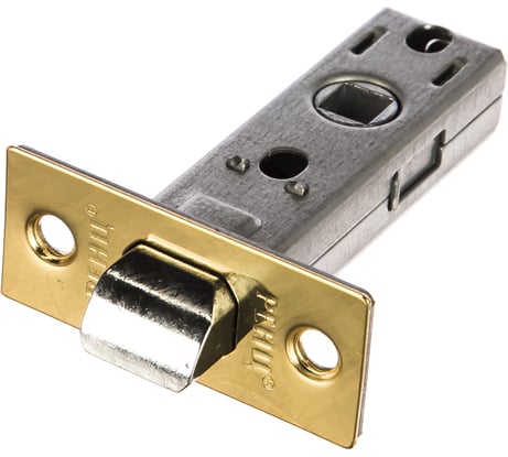Межкомнатная защелка Ренц латунь блестящая INL 5-45 B