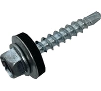 Кровельный саморез Steelfix 4,8x29, оцинкованный с EPDM-прокладкой, 100 шт, СК4829100