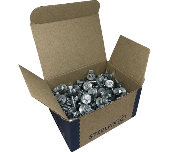 Кровельные саморезы Steelfix 4,8x29 цинк 100 шт СК4829100