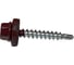 Кровельные саморезы Steelfix 4,8x35 цинк ral3005 винно-красный 100 шт СК4835100В 2