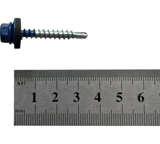 Кровельные саморезы Steelfix 4,8x35 цинк ral5005 синий 100 шт СК4835100С
