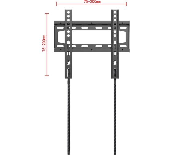 Кронштейн UniTeki F1701 black 17655