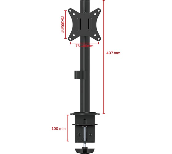 Кронштейн UniTeki FMT71 black для монитора 21971