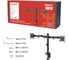 Кронштейн UniTeki FMT72 black для двух мониторов SNM72 10