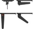Полка UniTeki DM1812 на телевизор для роутера приставки, кронштейн-полочка black SNM1812B 5