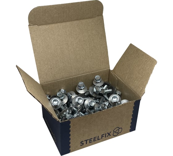 Кровельные саморезы Steelfix 5,5x32 цинк 100 шт СК5532100
