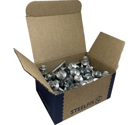 Кровельные саморезы Steelfix 5,5x51 цинк 50 шт СК555150