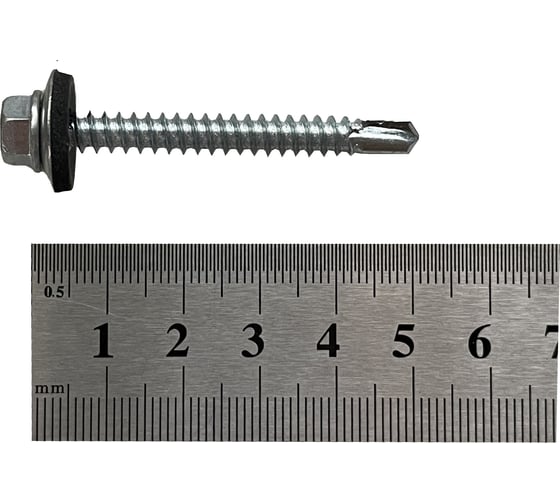 Кровельные саморезы Steelfix 5,5x51 цинк 50 шт СК555150