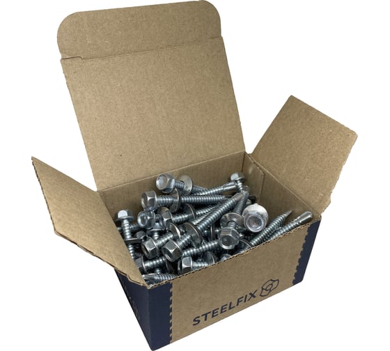 Кровельные саморезы Steelfix 6,3x60 цинк 70 шт СК636070