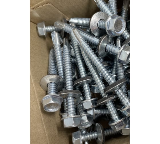 Кровельные саморезы Steelfix 6,3x60 цинк 70 шт СК636070