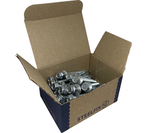 Кровельные саморезы Steelfix 6,3x80 цинк 25 шт СК638025