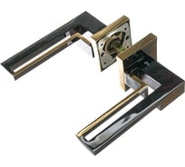 Дверная ручка ORO&ORO антрацит/латунь блестящая КВ 922-13 PA/GP