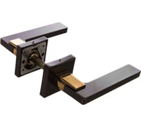 Дверная ручка ORO&ORO антрацит/латунь блестящая КВ 927-13 PA/GP