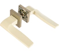 Дверная ручка ORO&ORO белый/никель суперматовый КВ 925-13 White/MSN