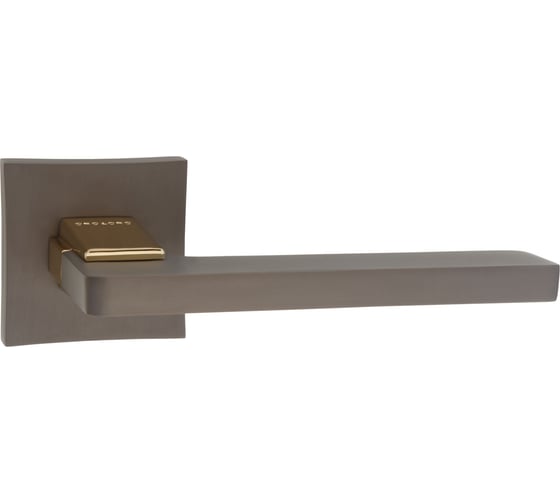 Дверная ручка ORO&ORO титаниум/латунь блестящая КВ 927-13 Titanium/GP 1