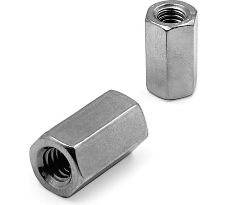 Гайка KREPFIELD нержавеющая, М5x15 удлиненная, DIN 6334, А2, 4 шт. в упак. 6334A2ГАЙКАМ5Х15-4