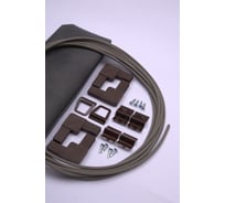 Набор для ремонта москитной сетки KOMFORT москитные системы коричневый 1.4x0.8м НР0013