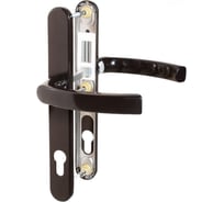 Профильный гарнитур Hoppe 1540/2246 (Liege) PZ92 RAL8707 (8087) коричневый, Schnellstift, 67-72 мм, подпружиненный 65557