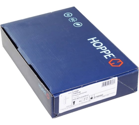Профильный гарнитур Hoppe 1540/2246 (Liege) PZ92 RAL8707 (8087) коричневый, Schnellstift, 67-72 мм, подпружиненный 65557