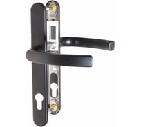 Профильный гарнитур Hoppe 1540/3346 (Liege) PZ92 F9714M черный матовый, Schnellstift, A=67-72 мм 65555