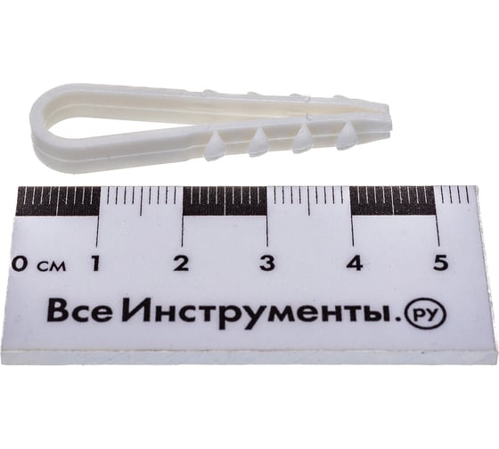 Дюбель-хомут Tech-Krep нейлон 5-10 100 шт - пакет накл. 143237