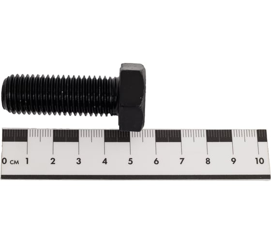 Болт Море-Метизов DIN 933 класс прочности 12.9, оксид, M16x45 мм, 10 шт. BOLT933164510M