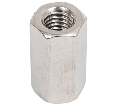 Соединительная/удлиняющая гайка Insparion din 6334, нержавеющая сталь А2, М8 (10 шт.) ЕВ-00000131