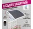 Защитный козырек (навес) ВПМ одинарный, белый, поликарбонат сотовый темный, 6 мм 6191316 2