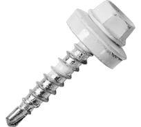 Саморез Мир крепежа 4,8x35 кровельный по дереву RAL 9003 (500 шт) УТ000002443