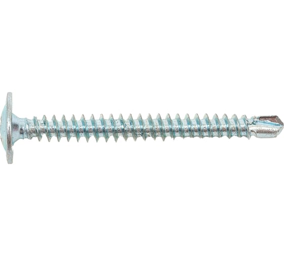 Саморез Мир крепежа ПШ, сверло, 4,2x41 цинк (1000 шт) Т0000004237 1