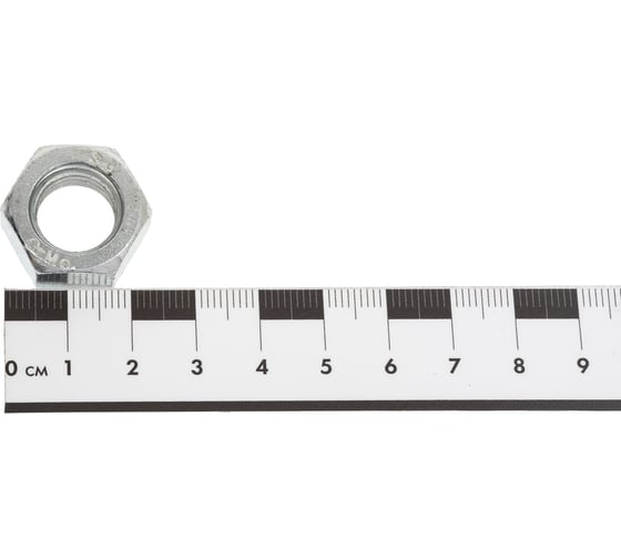 Гайка Море-Метизов DIN 934, кл. пр. 12, цинк, M12, 5 шт. GAYKA934СM125M