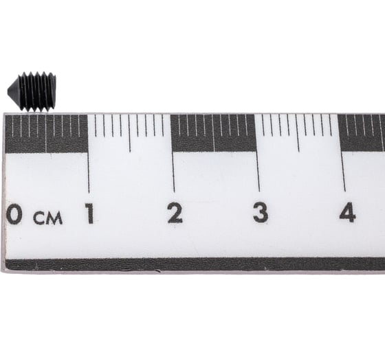 Винт Море-Метизов DIN 914, кл. пр. 12.9, оксид, M5x5 мм, 5 шт. VINT914555M