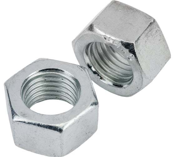 Гайка Море-Метизов DIN 934, кл. пр. 12, цинк, M16, 2 шт. GAYKA934СM162M 1