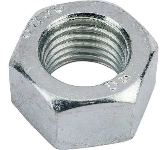 Гайка Море-Метизов DIN 934, кл. пр. 12, цинк, M16, 2 шт. GAYKA934СM162M