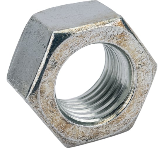 Гайка Море-Метизов DIN 934, кл. пр. 12, цинк, M16, 2 шт. GAYKA934СM162M