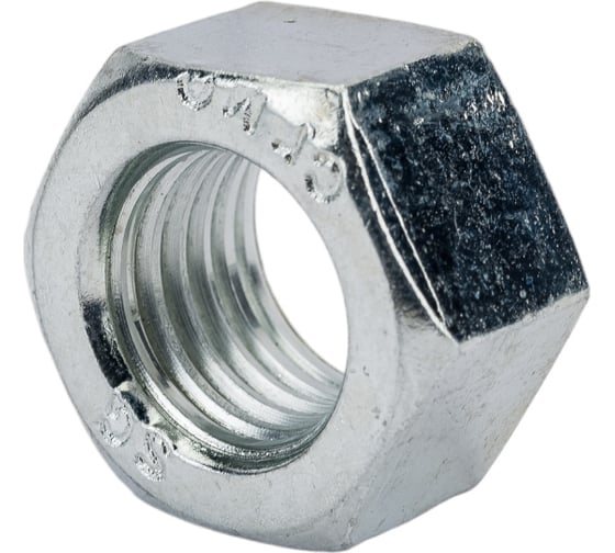 Гайка Море-Метизов DIN 934, кл. пр. 12, цинк, M16, 2 шт. GAYKA934СM162M