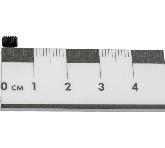 Винт Море-Метизов DIN 913, кл. пр. 12.9, оксид, M4x5 мм, 10 шт. VINT9134510M
