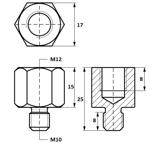 Переходник Walraven BIS M10xM12 6473312