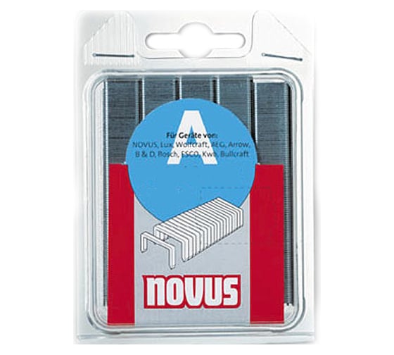 Скобы тонкие 1600 шт. для степлера (0,75х13х6 мм; NT/6 ) Novus 042-0362
