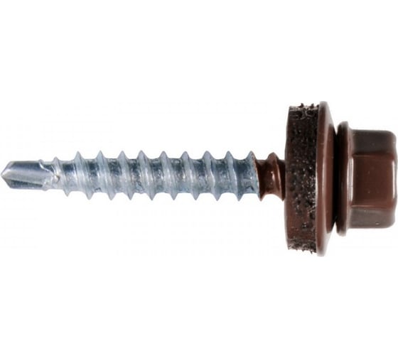 Кровельный саморез TOOLAS 4,8x38(35), (8017 коричневый), 1 кг 00000000090 1